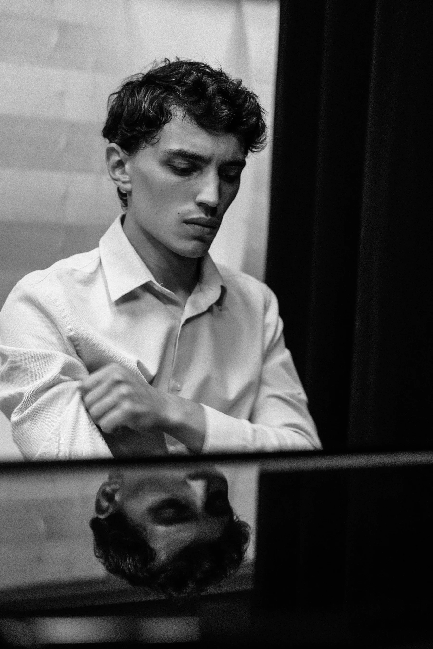 Portrait of pianist Viktor Pelepchuk