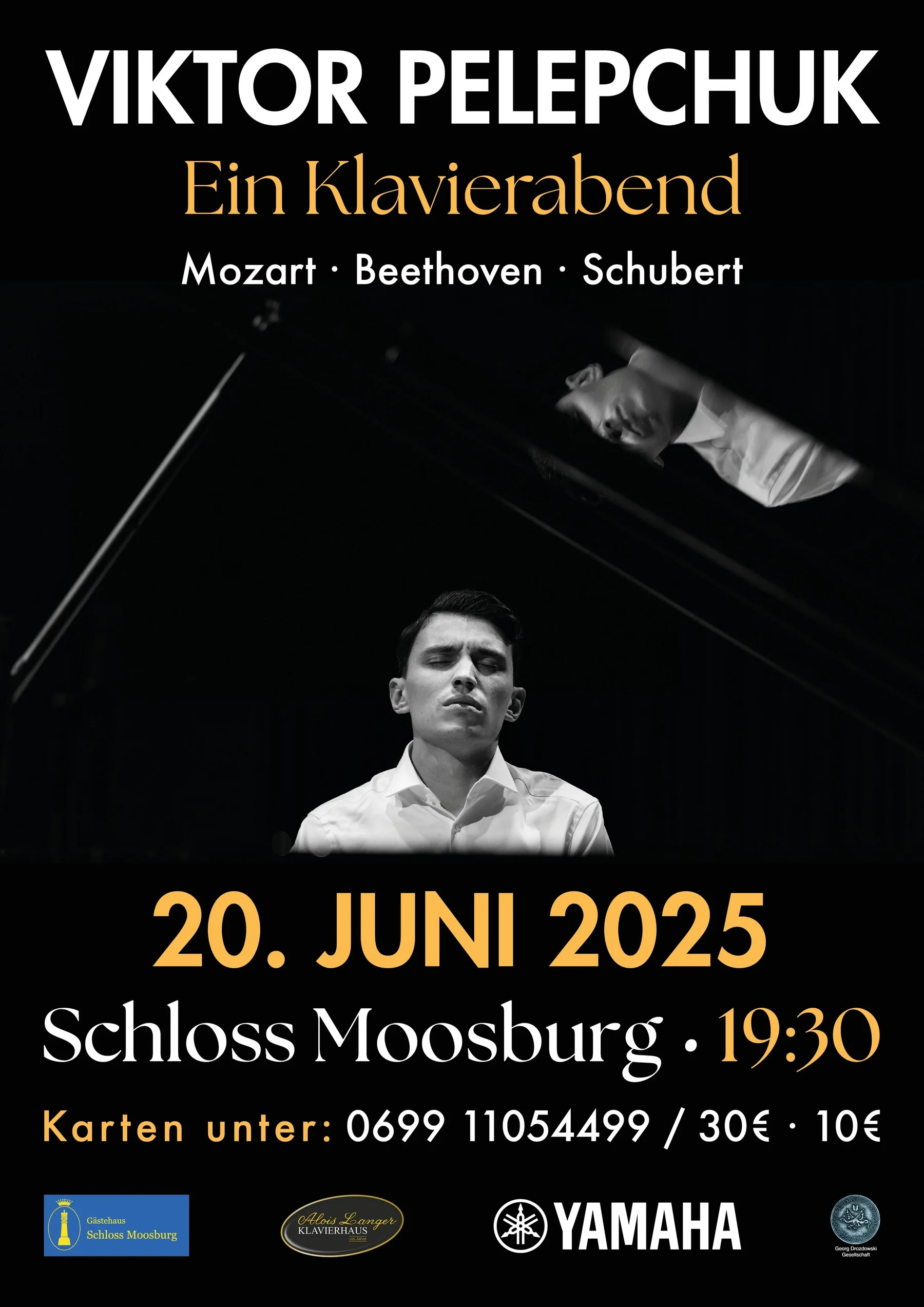 Piano recital at Schloss Moosburg