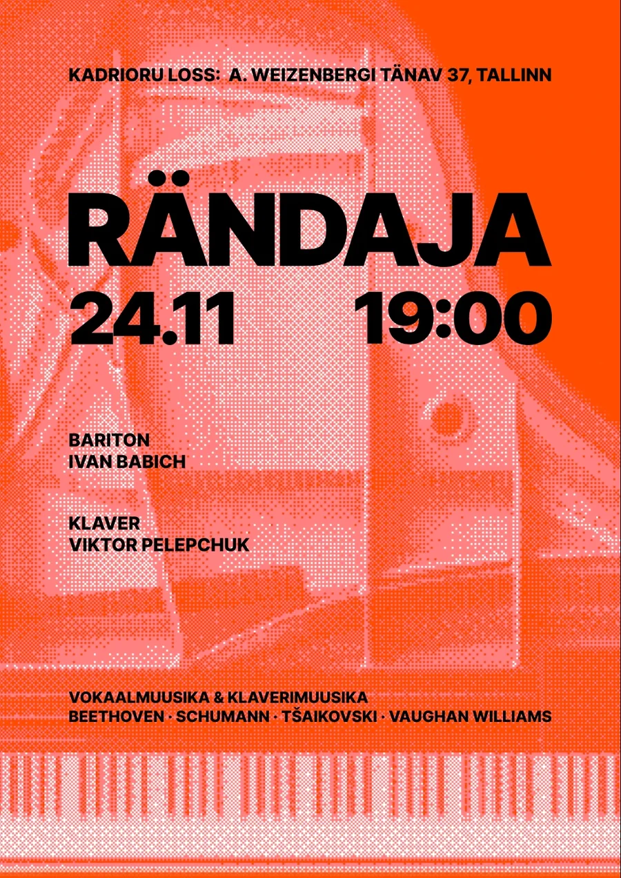 Konzertplakat Rändaja — Ivan Babich und Viktor Pelepchuk, 24. November 2026, Tallinn